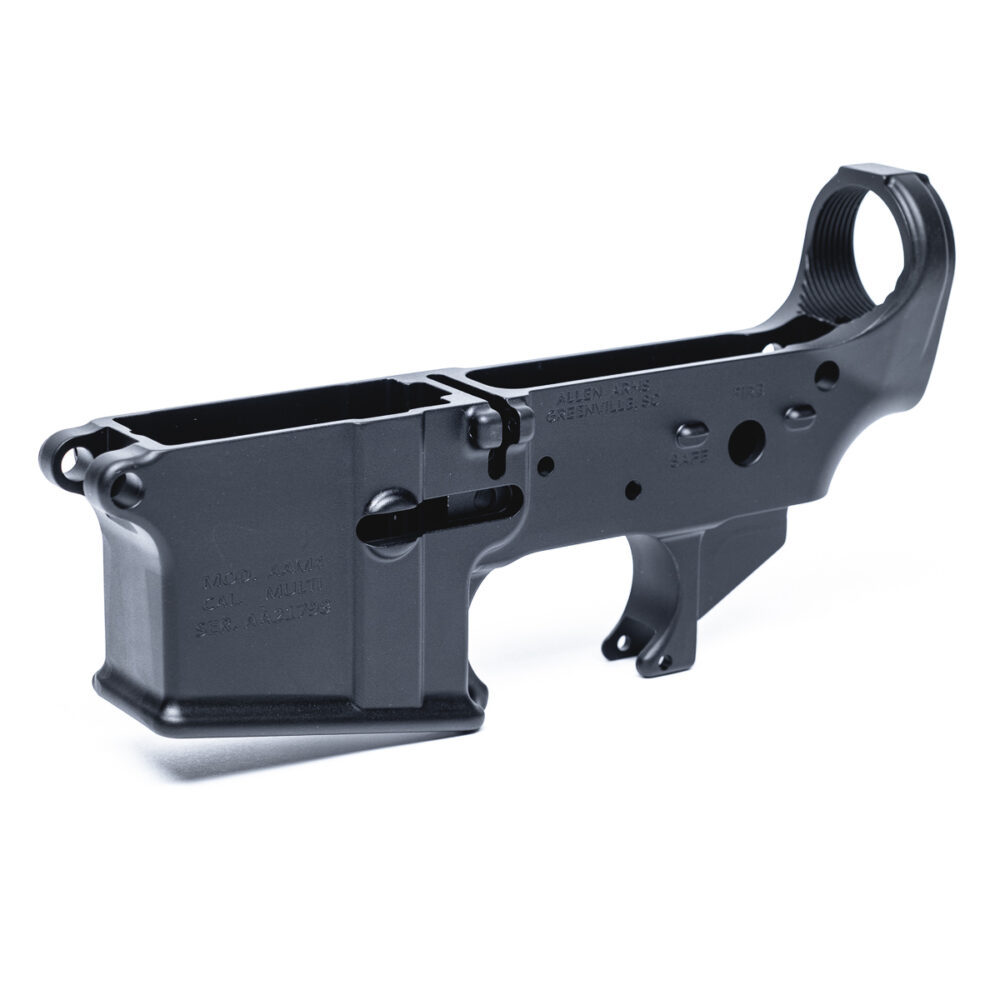Allen Arms Stripped Lower Receiver, AR15 Multi Cal., Black (AAM4)