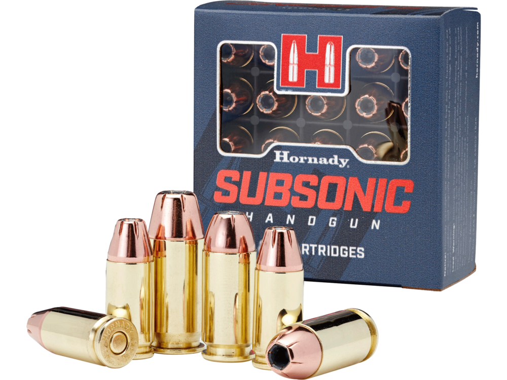 Hornady Subsonic 45 ACP Ammunition, 230 GR., XTP, 20Rd. Box (90971)