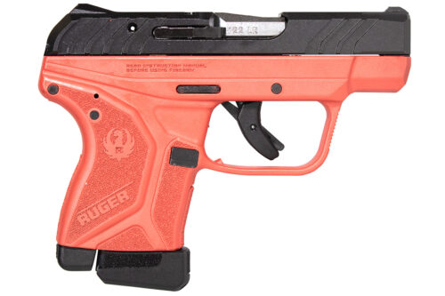 Ruger LCP II 22LR Pistol, Custom Red Titanium Cerakote (13723)