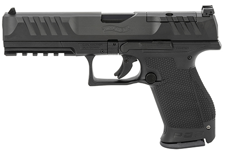 Walther PDP 9mm Pistol, 5" Barrel, Compact Frame, Optic-Ready, Black (2844222)
