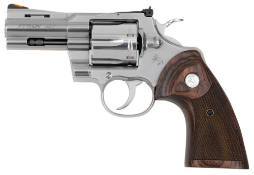 Colt Python 38 Special Revolver, 3" Barrel, Stainless Steel (PYTHON-SP3WTS)