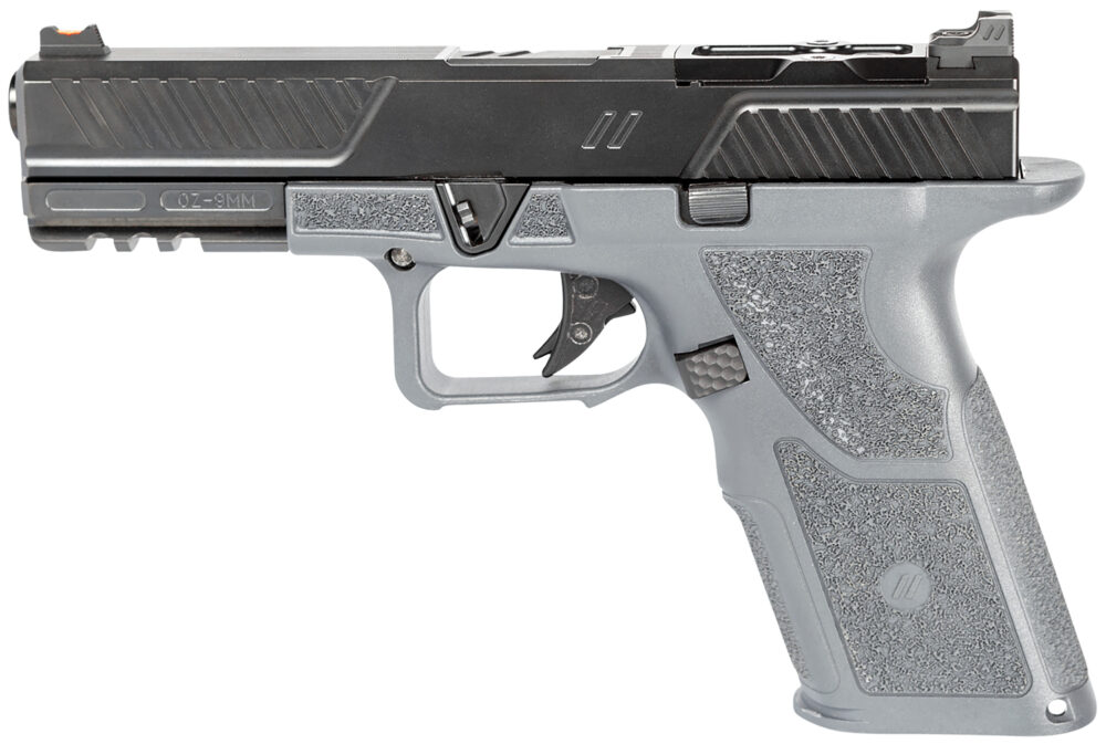 ZEV Technologies OZ9 Standard 9mm Pistol, Combat Gray Frame, Black Slide (OZ9-STD-COM-G)