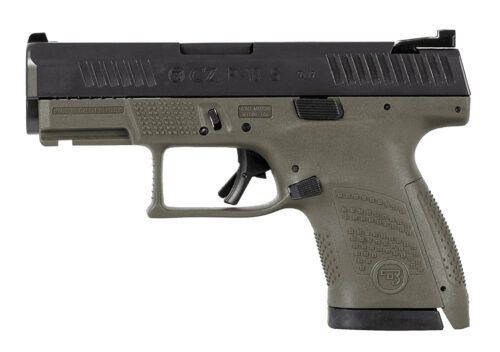 CZ P-10 S 9mm Pistol, OD Green (89565)
