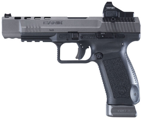 Canik TP9SFX 9mm Pistol with Vortex Viper Red Dot Optic, Tungsten Gray (HG377GV-N)