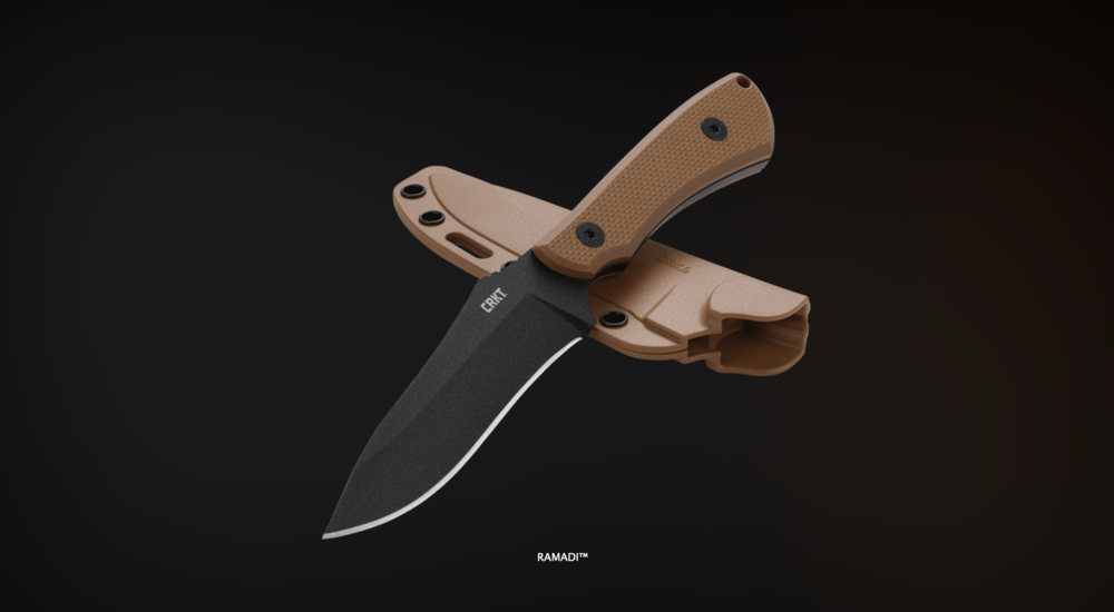 CRKT Ramadi, Fixed Blade Knife with Sheath (2083)