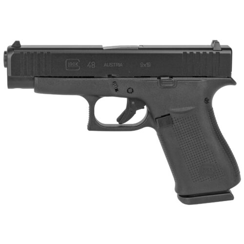 Glock G48, 9mm Pistol, Black (PA4850202)-Blue Label Program