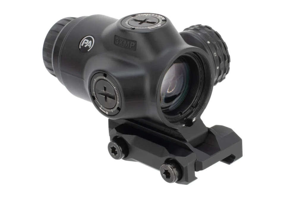 Primary Arms SLx 3X MicroPrism with Red Illuminated ACSS Raptor 5.56/.308 Reticle, Black (710036)