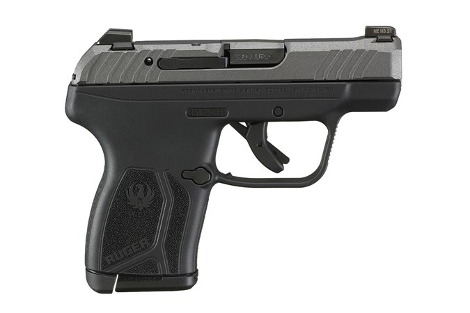 Ruger LCP MAX, 380 Pistol, Black with Tungsten Cerakote Slide (13718)