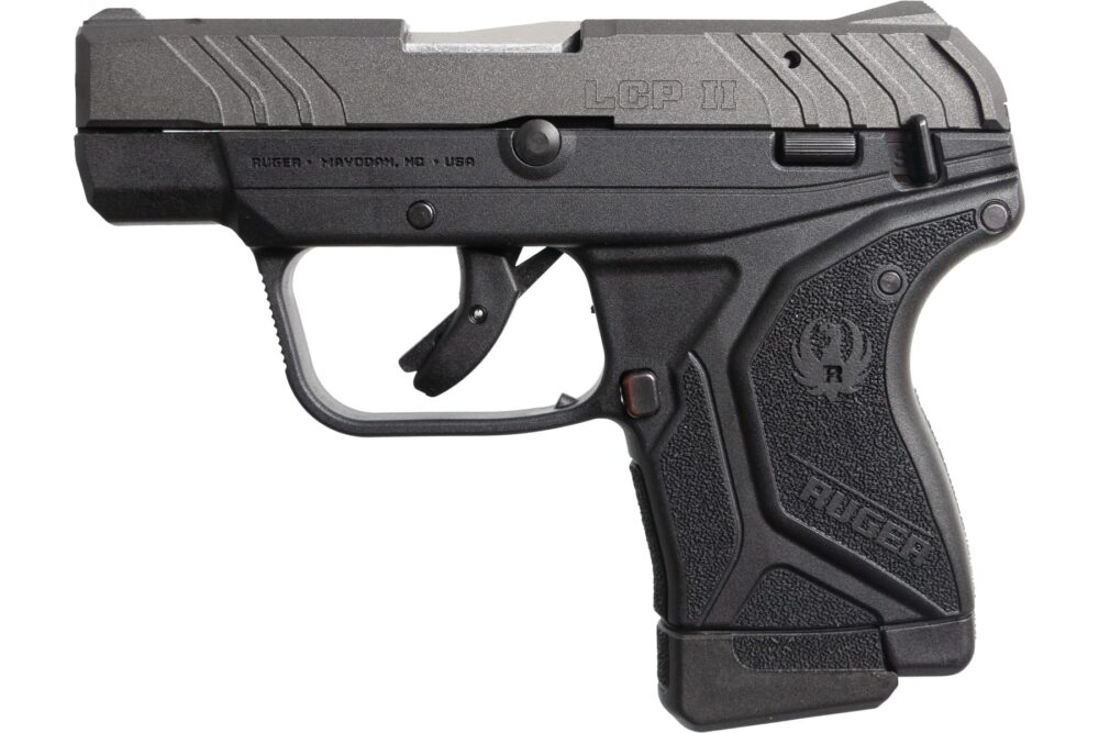 Ruger LCP II Lite 22LR Pistol, Black/Cobalt (13727)