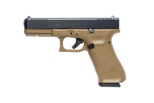 Glock G17 9mm Pistol, Black/DE (PA175S206DE)