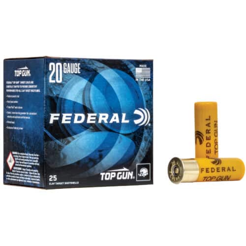Federal, Top Gun, 20 Gauge 2.75", #9, 7/8 oz Ammunition (TG209)