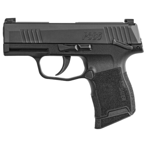 Sig Sauer 365 380ACP Pistol, Optic Ready, Manual Safety, Black (365-380-BSS-MS)