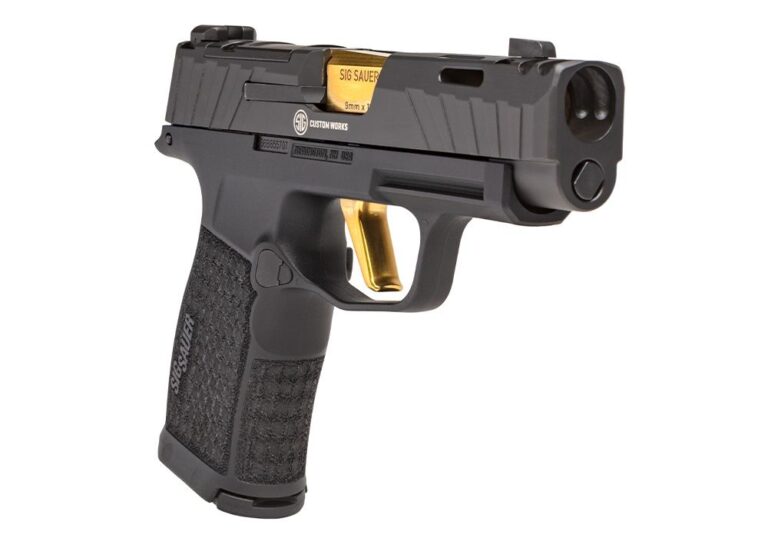 Sig Sauer Custom Works P365 Xl Spectre Comp 9mm Pistol With Integrated Compensator Blackgold 