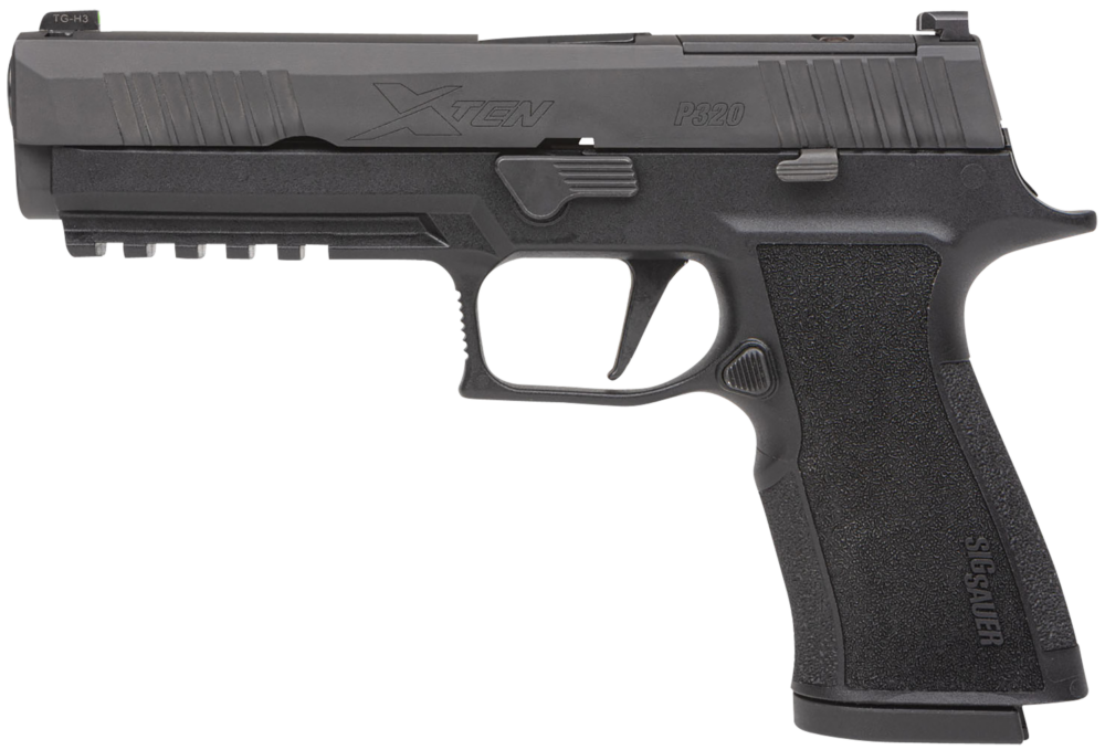 Sig Sauer P320 XTEN 10mm Pistol, Optics Ready, Black Nitron Finish (320X5-10-BXR3-R2)