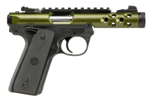 Ruger Mark IV 22/45 LITE 22LR Pistol, Exclusive Green Anodized (43916)
