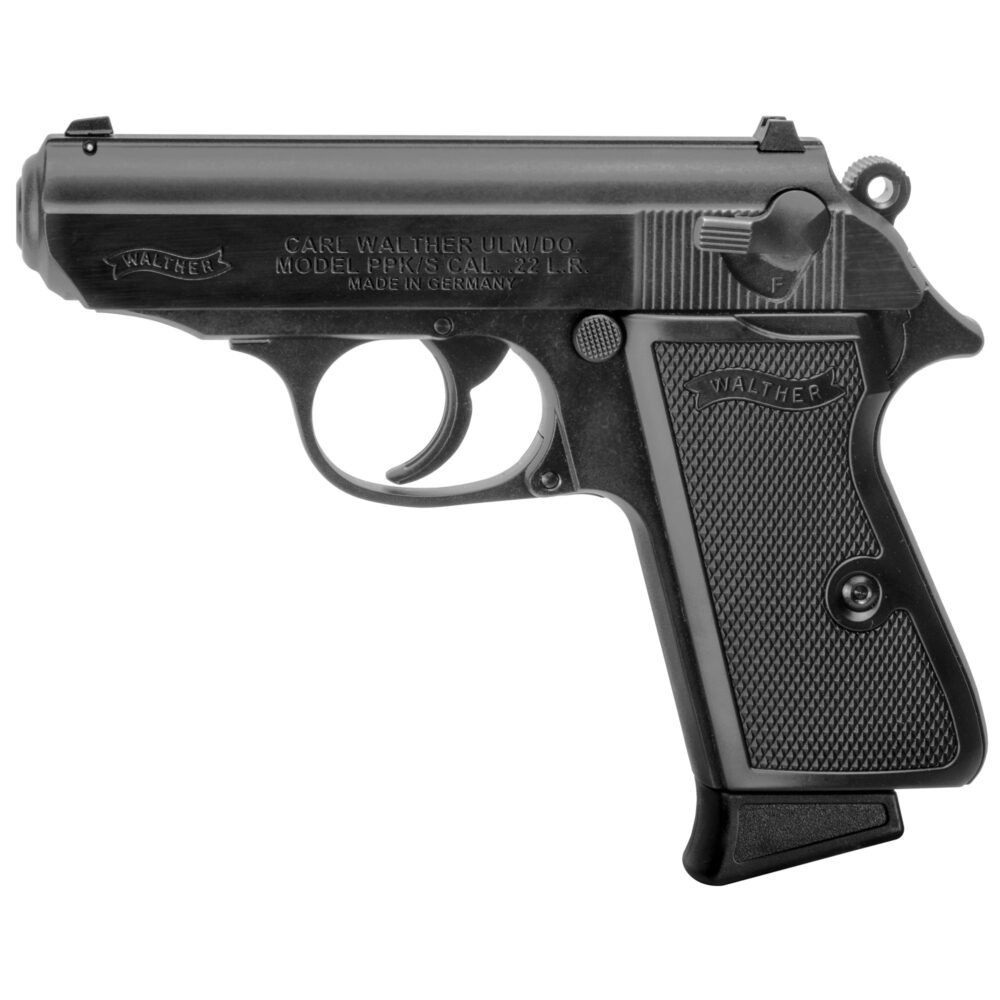 Walther PPK/S 22LR Pistol, Black (5030300)