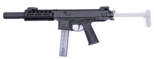 B&T GHM9 SD Gen2, 9mm Semi-Automatic Carbine with Integrated Silencer, Black (BT-451007)