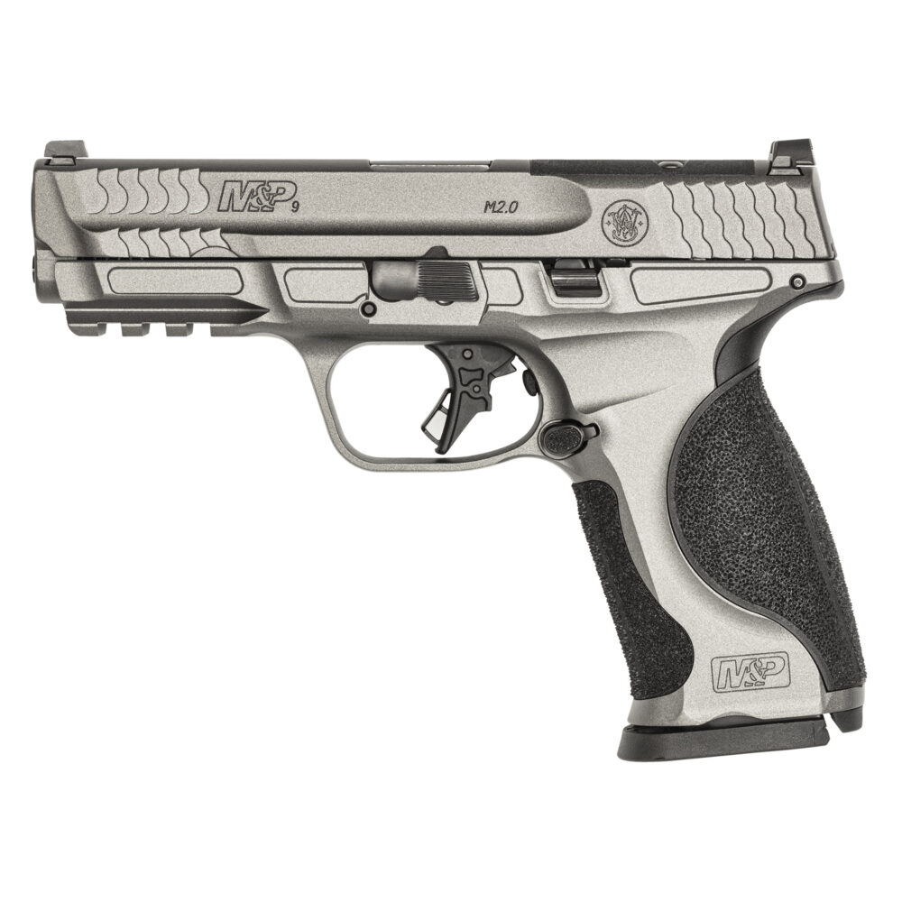 Smith & Wesson M&P M2.0 Metal Frame Pistol, Optic-Ready, Tungsten Gray Finish (13194)