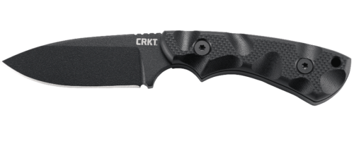 CRKT Siwi Fixed Blade Knife, SK-5 Black Blade, G-10 Black Handle (2082)
