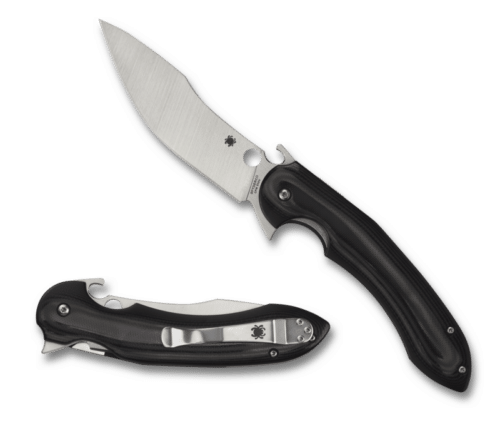 Spyderco Tropen Folding Knife, CPM S30V Blade, Polished G-1