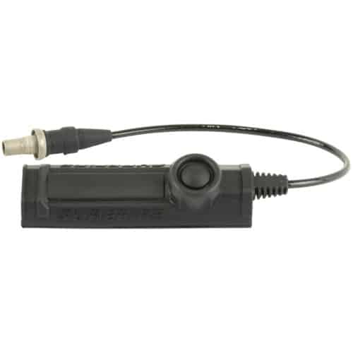 Surefire Remote Dual Switch for Weapon lights, 7in. Cable, Momentary-On Pressure Pad and Constant-On Press Switch, Black (SR07)