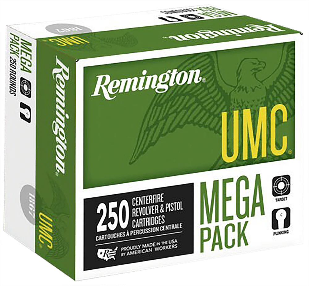 Remington UMC, 380 ACP, 95 Gr, FMJ Ammunition, 250rd. Box (23721)