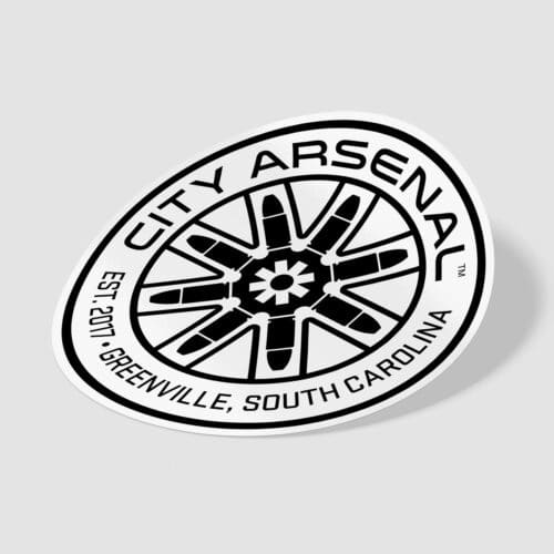 City Arsenal City Seal 9mm Sticker (CA 9MM STICKER)