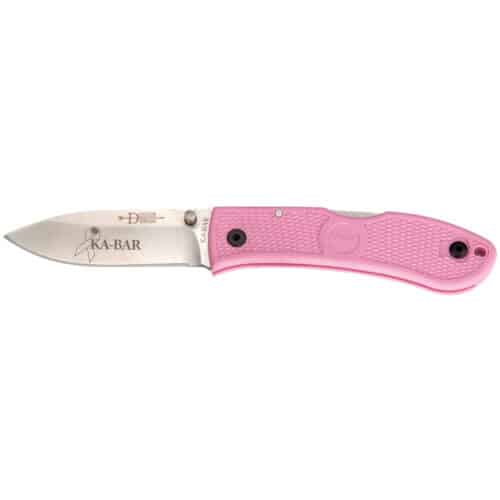 KA-BAR, Dozier, Hunter, Folding Knife, Pink (4062PK)