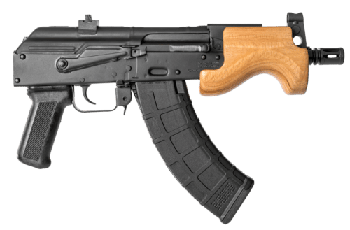 Century Arms Micro Draco 7.62x39mm Pistol, Black with Premium Handguard (HG2797-N)