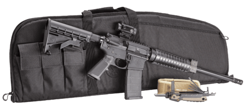 Smith & Wesson M&P 15 Sport II AR-15 Rifle Bundle, with Crimson Trace Red Dot Sight and Range Bag, Black (13712)