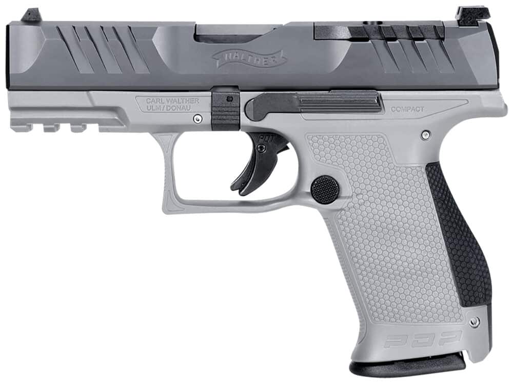 Walther PDP 9mm Pistol, Compact, Optic Ready, Gray (2858436)