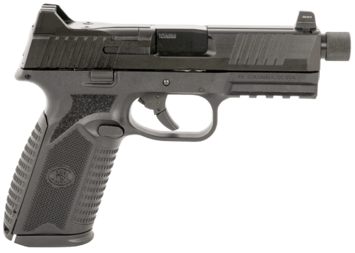 FN America FN 510 Tactical 10mm Pistol, Threaded Barrel, Low-profile Optics Mounting System, Black (66-101375)