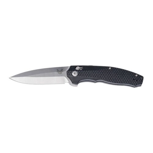 Benchmade Vector, AXIS Assist Flipper Knife, Satin Plain Blade, Black (495)