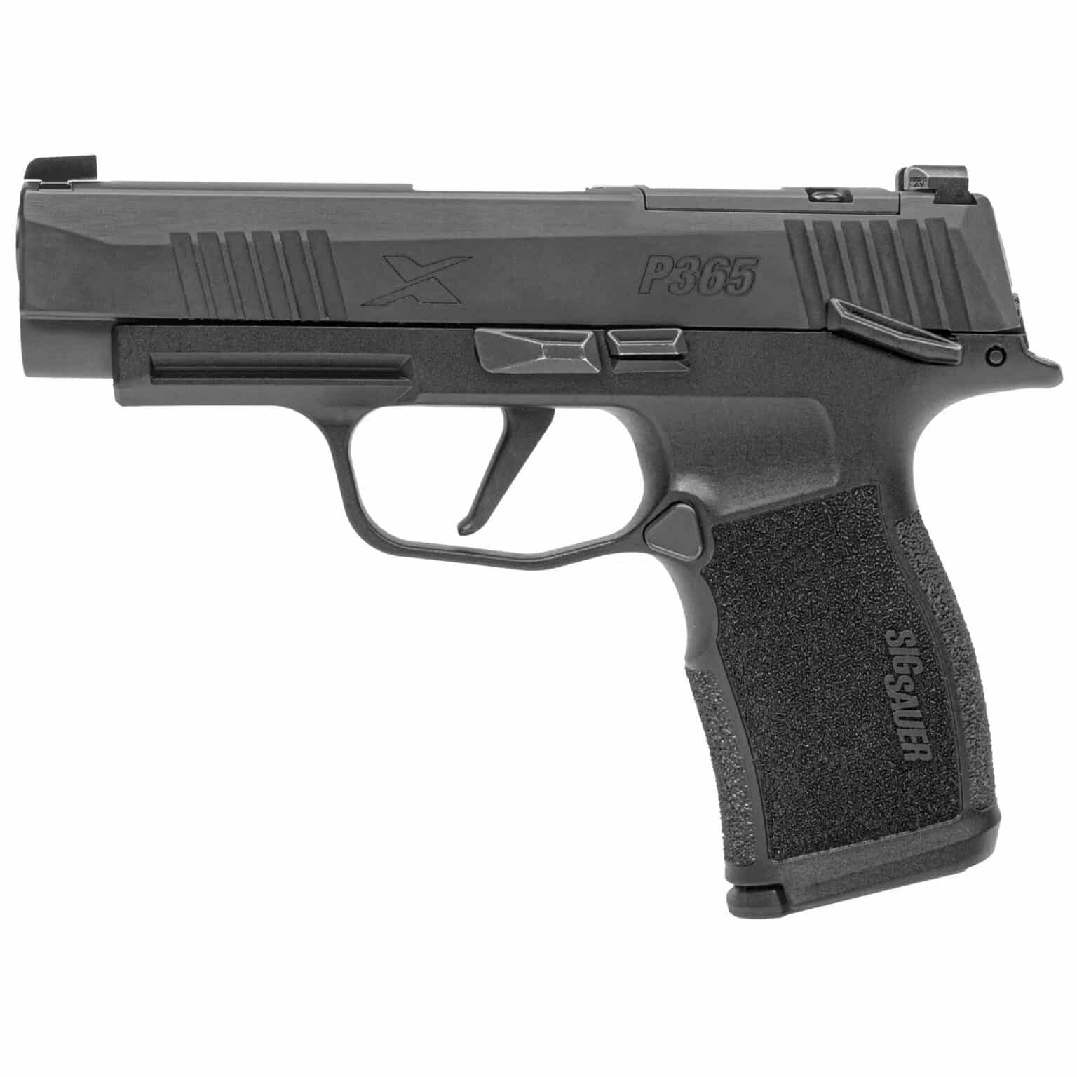 Sig Sauer P365 XL 9mm Pistol, Optics Ready Slide, Manual Safety, Black ...