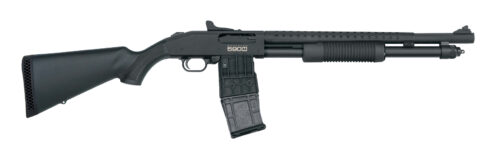 Mossberg 590M Mag-Fed, 12 ga. Pump-Action Shotgun, Black (50206)