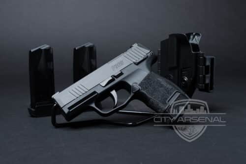 Sig Sauer P365 TACPAC, 9mm Pistol, Manual Safety, Black Nitron (365-9-BXR3P-MS-TACPAC)