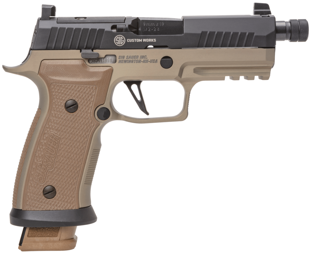 Sig Sauer P320 Custom AXG Combat Limited Edition 9mm Pistol, FDE ...