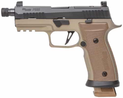 Sig Sauer P320 Custom AXG Combat Limited Edition 9mm Pistol, FDE (320AXGCA-9-CW-CBT-TB-R2)