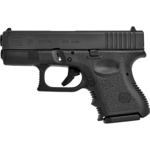 Glock G28 GEN 3 Sub Compact 380ACP Pistol, Black (UI2850201)