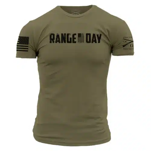 Grunt Style Range Day T-Shirt, Military Green (GS5211)