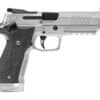 Sig Sauer P226 XFIVE Custom 9mm Pistol, Stainless Steel Frame, Hogue G10 Piranha Grips with Alloy Magwell, Silver Finish (226X5-9-STAS) - Image 3