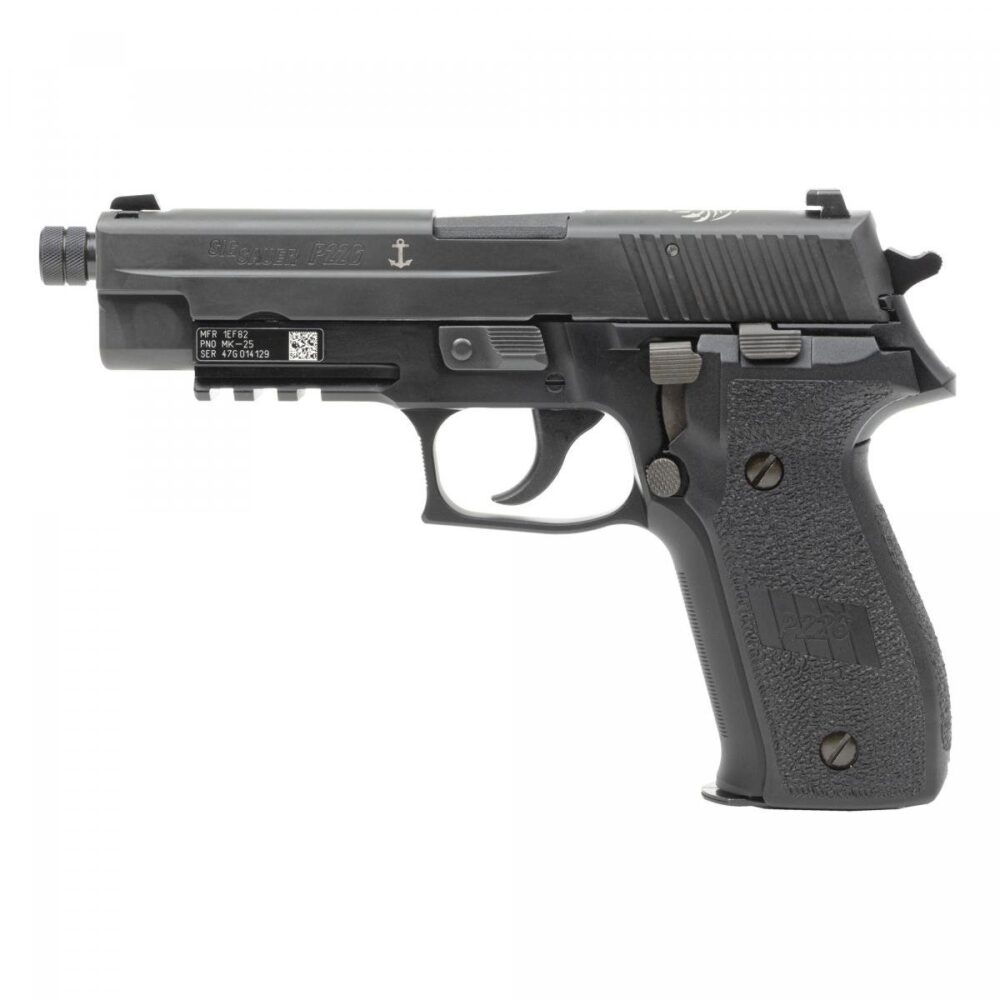 Sig Sauer P226 MK-25 Pistol, Navy Seal Foundation Edition, Black (SGMK-25-NSF)