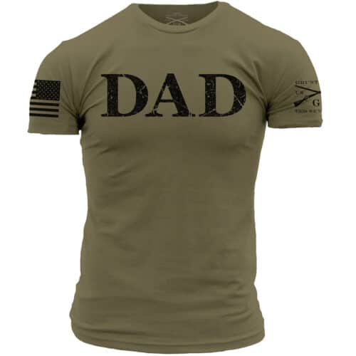 Grunt Style, Dad Defined T-Shirt, Military Green/Black (GS5208)
