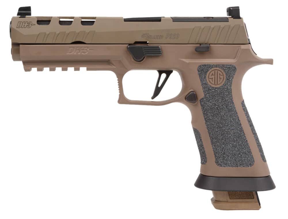 Sig Sauer P320 XFIVE DH3 9mm Pistol, TXG Grips, DH3 Custom Works Optic ...