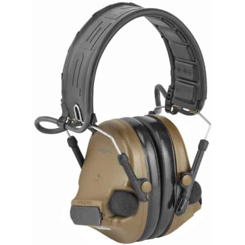 Peltor ComTac V HD A-Band, Electronic Earmuff, Headband, Foldable, Coyote Brown (MT20H682FB-09 CY)