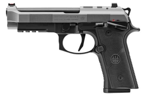 Beretta, 92XI, Single Action, Semi-Automatic, Full Size, 9MM Pistol, Silver Slide, Matte Black Finish (J92FSR915)