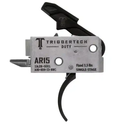 TriggerTech Duty Single Stage Curved 3.5lbs, Black/Die-Cast (AH0-SDB-33-NNC)