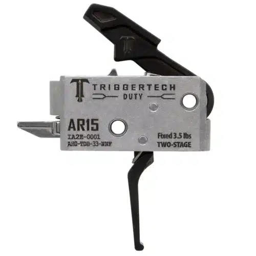 TriggerTech AR15 Two Stage Duty Black/Die-Cast 3.5lb Trigger AH0-TDB-33-NNF