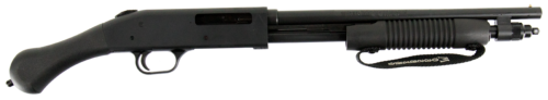 Mossberg 590 Shockwave Pump Action Shotgun, 410 Gauge, 5+1, 14.375in. Heavy Barrel, Blued Metal Finish (50649)