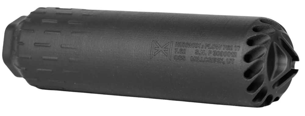 HUXWRX FLOW 762 Ti, 30 Cal. Titanium Silencer, Black (2748)